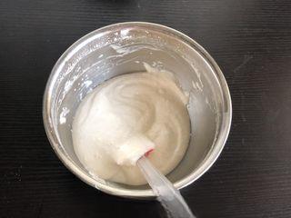Classic Sponge Cake step 4: Gently fold the flour into the batter using a spatula until no dry flour remains