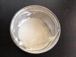 Classic Sponge Cake step 6: Pour the milk-oil mixture back into the main batter and fold gently until evenly