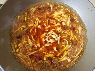 Spicy and Numbing Fish Hotpot step 10: Cook until tender and fully flavored.