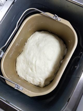 Milk Custard Steamed Buns step 20: Punch down the fermented dough.