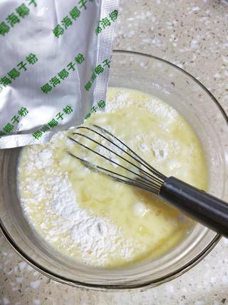 Milk Custard Steamed Buns step 8: Mix in the coconut powder if using.