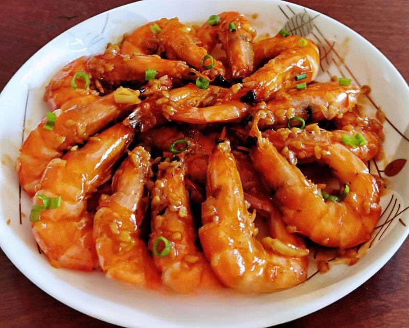 Sweet and Sour Braised Shrimp recipe photo