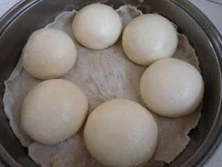 Steamed Milk Bread Rolls step 8: Bring water to a boil, reduce to medium heat, and steam the rolls for 15 minutes